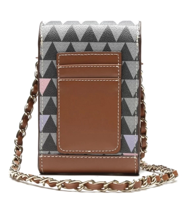 BOLSA 4GIRLS BELIEVE NEW TRIANGLE SCHUTZ MARROM