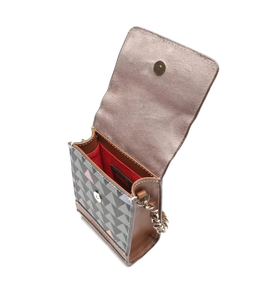 BOLSA 4GIRLS BELIEVE NEW TRIANGLE SCHUTZ MARROM