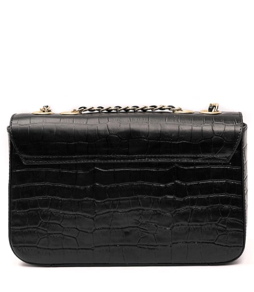 BOLSA ANNE JUMBO MAXI CROCO ISLA PRETO
