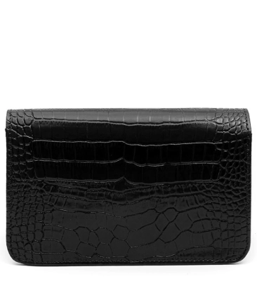 BOLSA CARTEIRA NEW CROCO ISLA PRETO