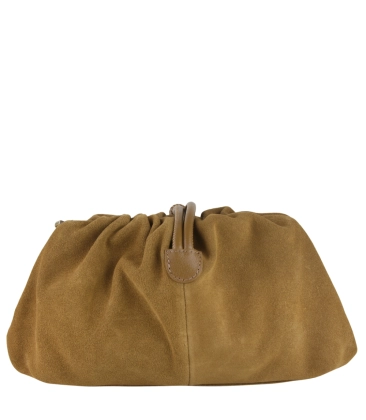 BOLSA CLUTCH EDIA AREZZO CARAMELO