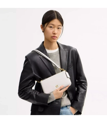 BOLSA COACH NEW YORK AUDREY CROSSBODY BRANCO