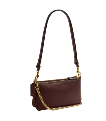 BOLSA COACH NEW YORK AUDREY CROSSBODY MARROM