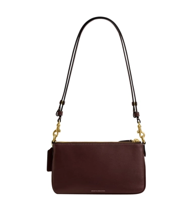 BOLSA COACH NEW YORK AUDREY CROSSBODY MARROM