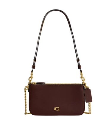 BOLSA COACH NEW YORK AUDREY CROSSBODY MARROM