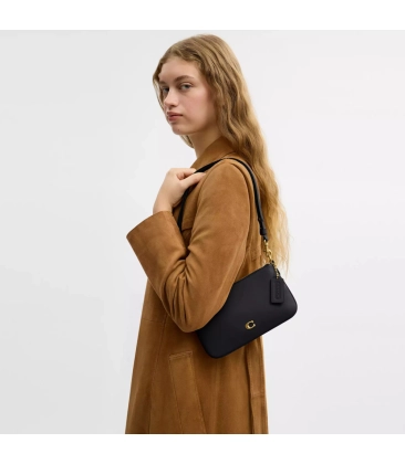 BOLSA COACH NEW YORK AUDREY CROSSBODY PRETO