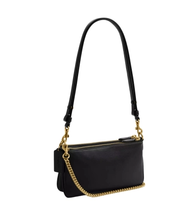BOLSA COACH NEW YORK AUDREY CROSSBODY PRETO