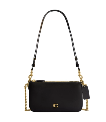 BOLSA COACH NEW YORK AUDREY CROSSBODY PRETO