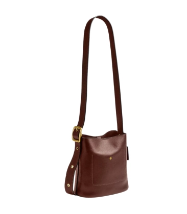 BOLSA COACH NEW YORK BLEECKER BUCKET 21 MARROM