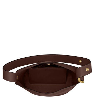 BOLSA COACH NEW YORK BLEECKER BUCKET MARROM