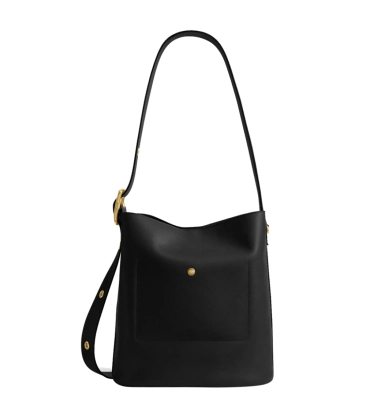 BOLSA COACH NEW YORK BLEECKER BUCKET PRETO