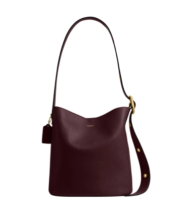 BOLSA COACH NEW YORK BLEECKER BUCKET VINHO