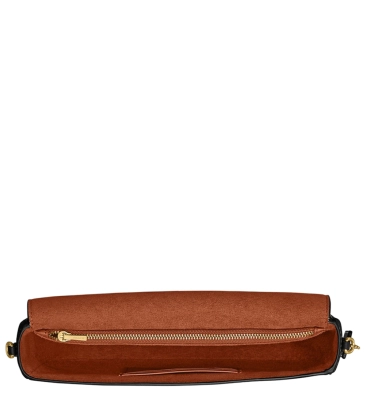 BOLSA COACH NEW YORK BROOK FLAP CHAIN PRETO