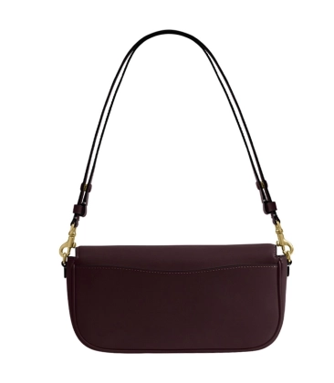 BOLSA COACH NEW YORK BROOK FLAP CHAIN VINHO