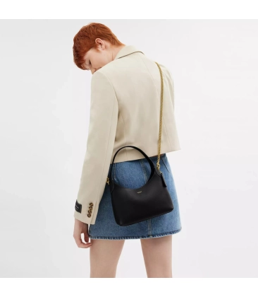 BOLSA COACH NEW YORK BROOKLYN SHOULDER 23 PRETO
