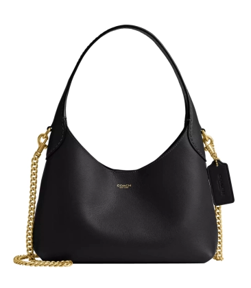 BOLSA COACH NEW YORK BROOKLYN SHOULDER 23 PRETO