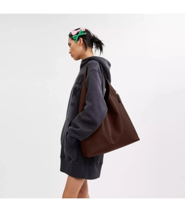 BOLSA COACH NEW YORK BROOKLYN SHOULDER 39 MARROM