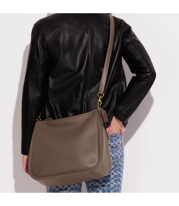 BOLSA COACH NEW YORK CARRY SHOULDER MARROM