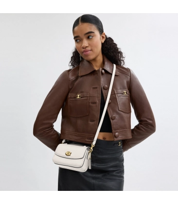 BOLSA COACH NEW YORK CASSIE 17 BRANCO