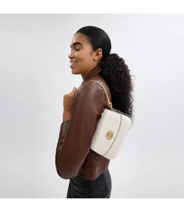 BOLSA COACH NEW YORK CASSIE 17 BRANCO