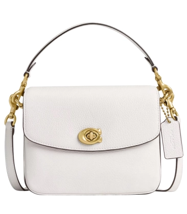 BOLSA COACH NEW YORK CASSIE CROSSBODY 19 BRANCO