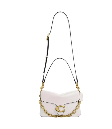 BOLSA COACH NEW YORK CHAIN TABBY BRANCO