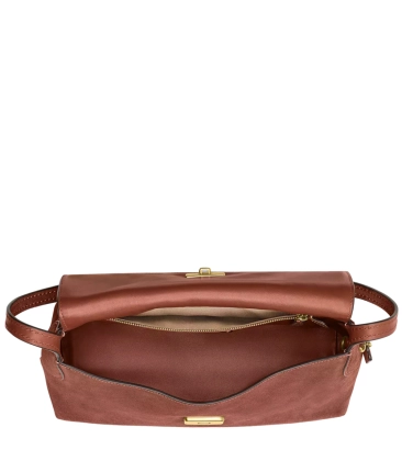 BOLSA COACH NEW YORK CHELSEA SHOULDER 30 MARROM