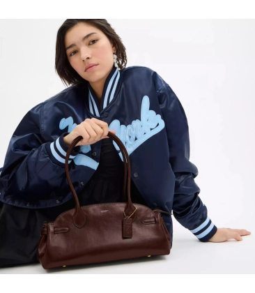 BOLSA COACH NEW YORK EMPIRE CARRYALL 34 MARROM