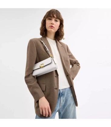 BOLSA COACH NEW YORK JET SHOULDER BRANCO