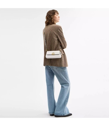 BOLSA COACH NEW YORK JET SHOULDER BRANCO