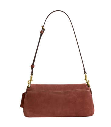 BOLSA COACH NEW YORK JET SHOULDER MARROM
