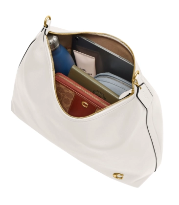 BOLSA COACH NEW YORK JULIET SHOULDER 38 BRANCO