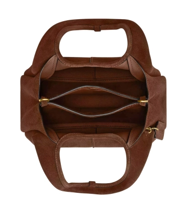 BOLSA COACH NEW YORK LANA SHOULDER 23 MARROM