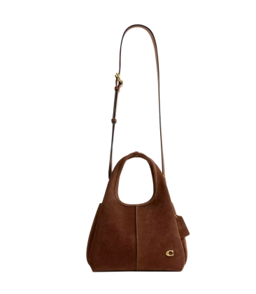 BOLSA COACH NEW YORK LANA SHOULDER 23 MARROM