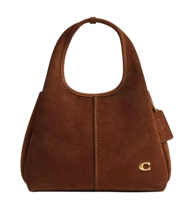BOLSA COACH NEW YORK LANA SHOULDER 23 MARROM