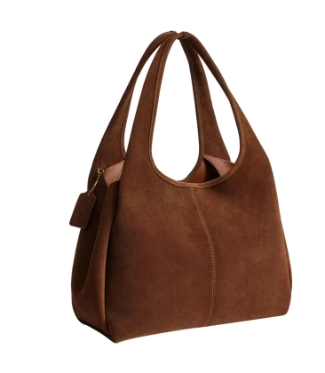 BOLSA COACH NEW YORK LANA SHOULDER MARROM