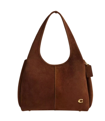 BOLSA COACH NEW YORK LANA SHOULDER MARROM