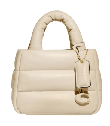 BOLSA COACH NEW YORK MINI PILLOW TOTE BRANCO