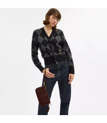 BOLSA COACH NEW YORK PLAZA MARROM