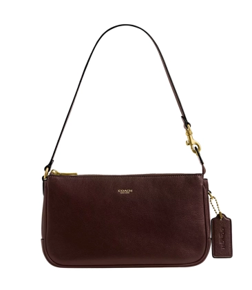 BOLSA COACH NEW YORK PLAZA MARROM