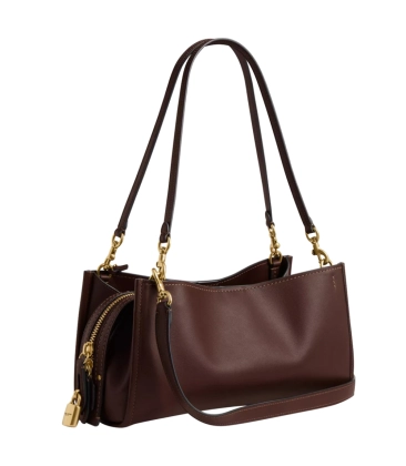 BOLSA COACH NEW YORK ROGUE 34 MARROM