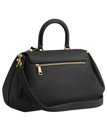 BOLSA COACH NEW YORK SLOUCHY ROGUE TOP HANDLE PRETO