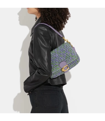 BOLSA COACH NEW YORK SOFT TABBY ROXO