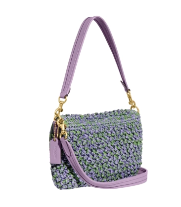 BOLSA COACH NEW YORK SOFT TABBY ROXO