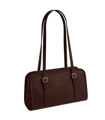 BOLSA COACH NEW YORK SWING ZIP MARROM