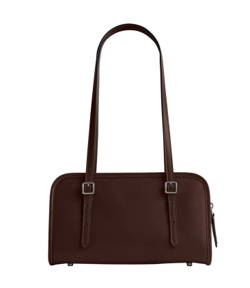 BOLSA COACH NEW YORK SWING ZIP MARROM