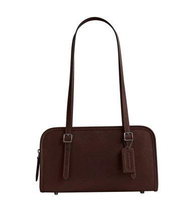 BOLSA COACH NEW YORK SWING ZIP MARROM