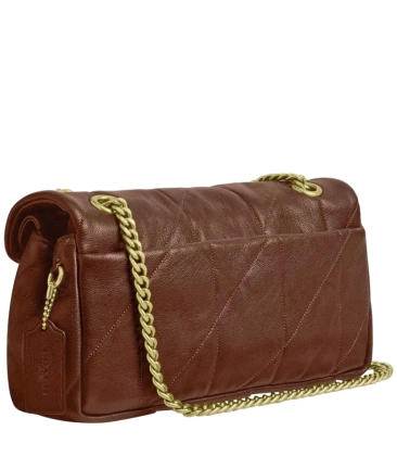 BOLSA COACH NEW YORK TABBY 26 SOFT QUILTED MARROM