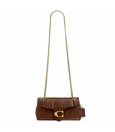 BOLSA COACH NEW YORK TABBY 26 SOFT QUILTED MARROM