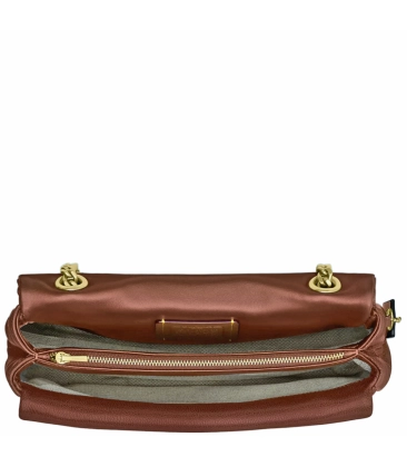 BOLSA COACH NEW YORK TABBY 26 SOFT QUILTED MARROM